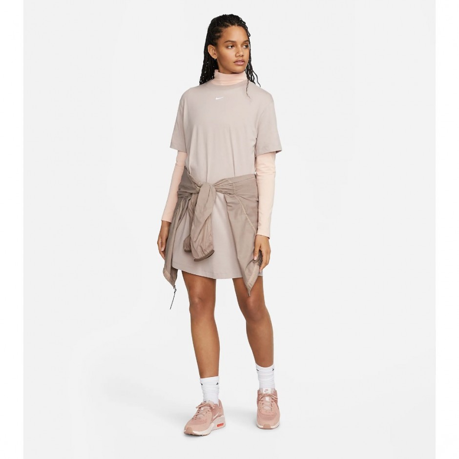 NIKE W NSW ESSNTL SS DRESS TSHRT DV7882-272 Beige