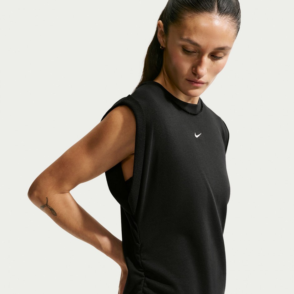 Women's Dress Black - Nike Sportswear Chill Terry 