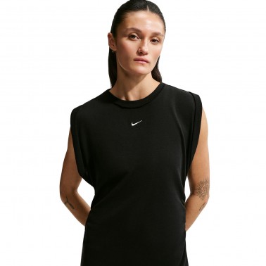 Women's Dress Black - Nike Sportswear Chill Terry 