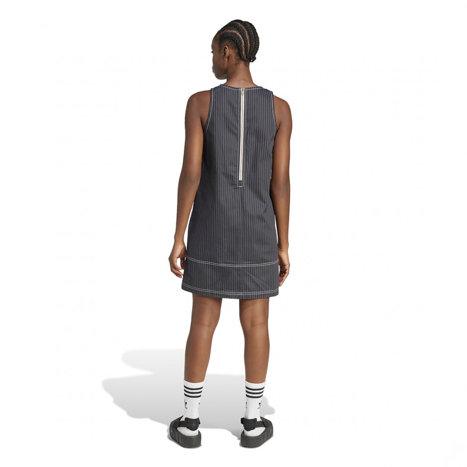 Γυναικείο Φόρεμα Ανθρακί - adidas Originals Allover Print Midi Dungaree
