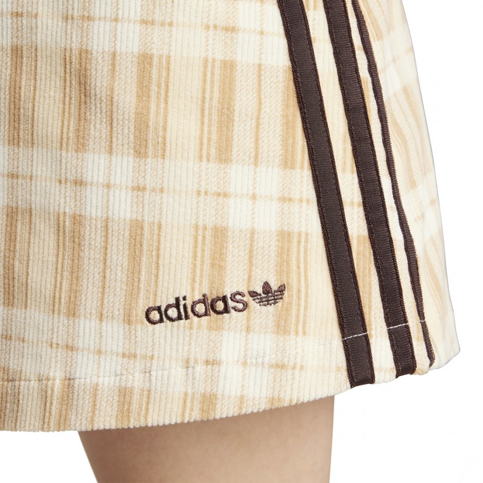 Γυναικεία Φούστα Μπεζ - adidas Originals Corduroy Tartan