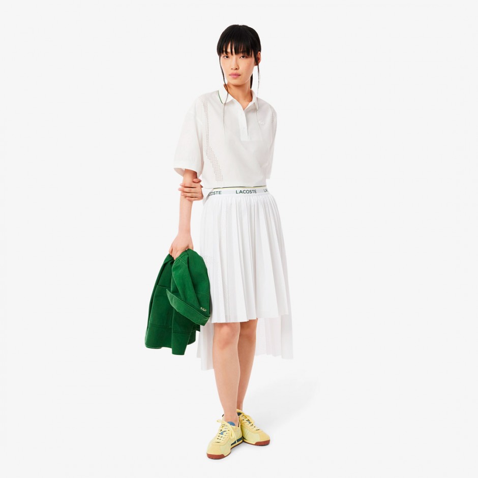 LACOSTE SKIRTS JOIN THE LACOSTE GAME JF0641001 White