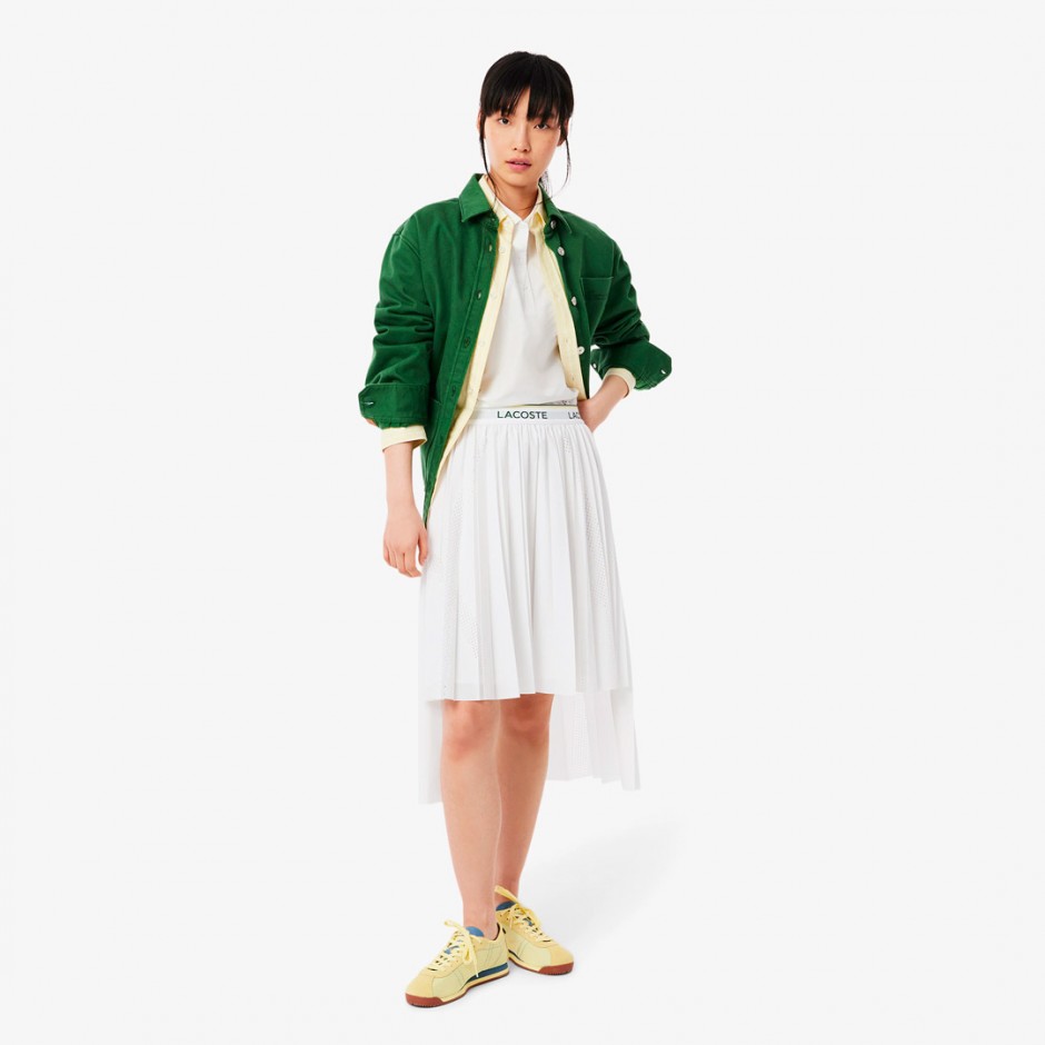 LACOSTE SKIRTS JOIN THE LACOSTE GAME JF0641001 White