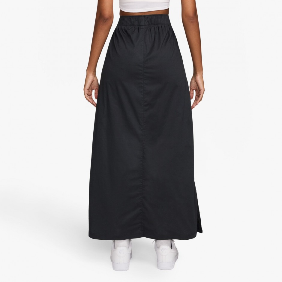 NIKE W NSW NK CHLL PPLN SKIRT IB2373-011 Black
