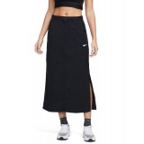 NIKE W NSW ESSNTL WVN HR SKIRT FL DM6249-010 Μαύρο Εικόνα 