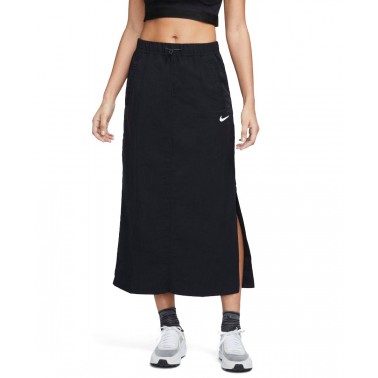 NIKE W NSW ESSNTL WVN HR SKIRT FL DM6249-010 Black