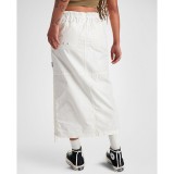CONVERSE LONG WOVEN CARGO SKIRT 10027412-A01 Ecru Image 0