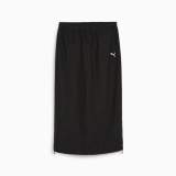 Puma Dare To Midi Woven Skirt Μαύρο - Γυναικεία Φούστα Εικόνα 4