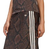 Γυναικεία Φούστα Καφέ - adidas Originals Satin Snake Print Εικόνα 1