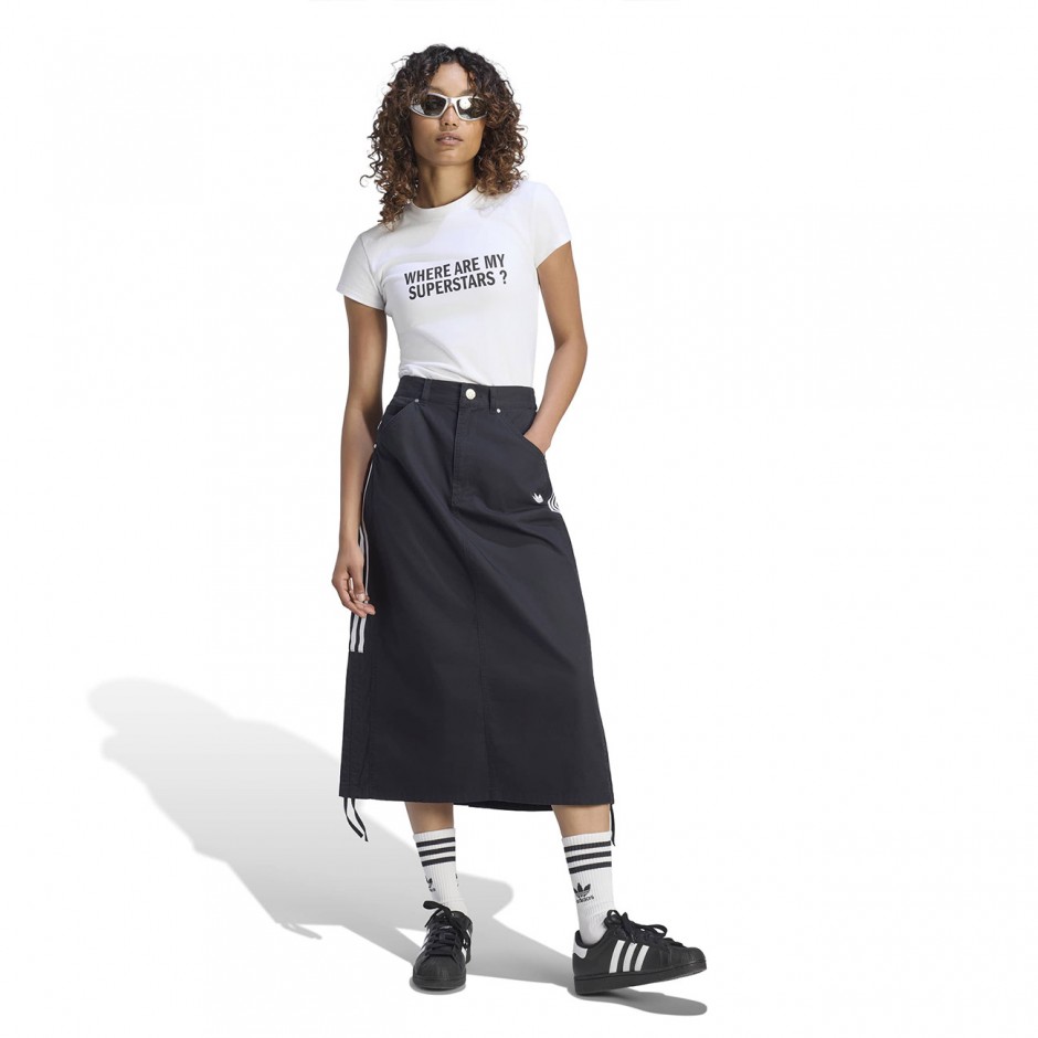 Γυναικεία Φούστα Μαύρη - adidas Originals Parachute