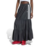 Γυναικεία Τζιν Φούστα Μαύρη - adidas Originals Summer Glow Denim Εικόνα 