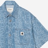 Women's Denim Shirt Siel - Carhartt WIP S/S Snake Lovilia Image 1