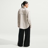 NIKE W NSW OFFLN WVN STN LS TOP IM0575-072 Ecru Image 4