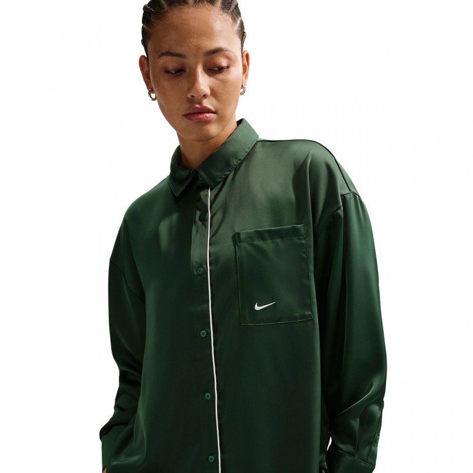 Γυναικείο Πουκάμισο Κυπαρισσί - Nike Sportswear