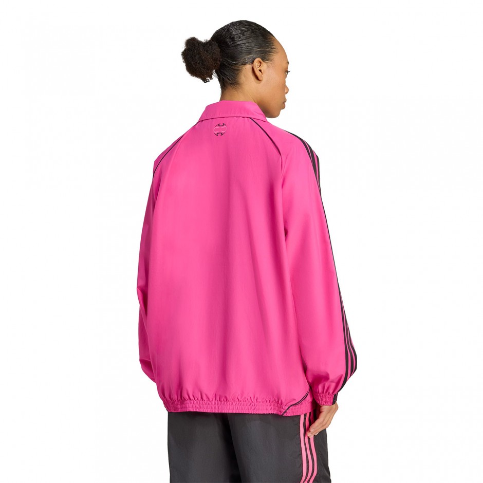 Γυναικεία Ζακέτα Φούξια - adidas Originals Teamgeist Adicolor Oversized Woven