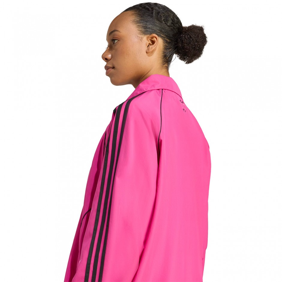 Γυναικεία Ζακέτα Φούξια - adidas Originals Teamgeist Adicolor Oversized Woven