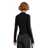 Γυναικεία Ζακέτα Μαύρη - adidas Originals Adicolor 3-Stripes Slim Knit Εικόνα 0