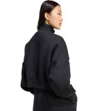 Γυναικεία Ζακέτα Μαύρη - adidas Originals Off Placed 3-Stripes Zip Up  Εικόνα 1
