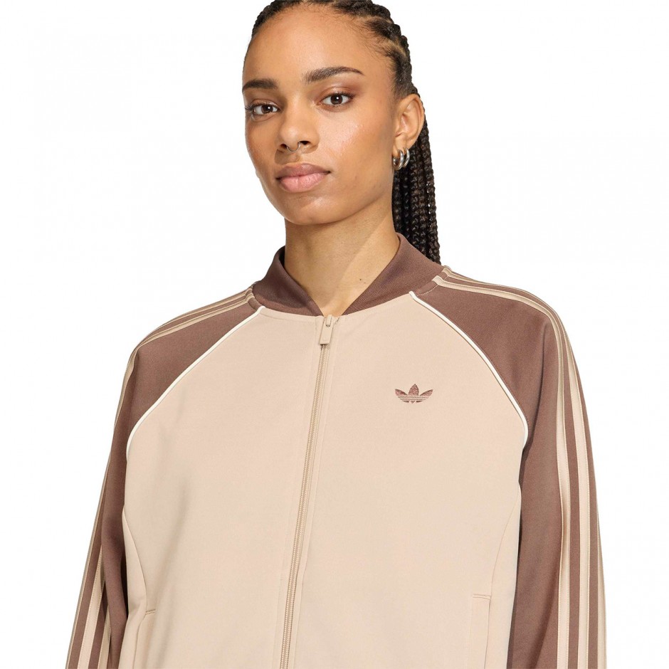 Women's Track Top Beige - adidas Originals SST Loose
