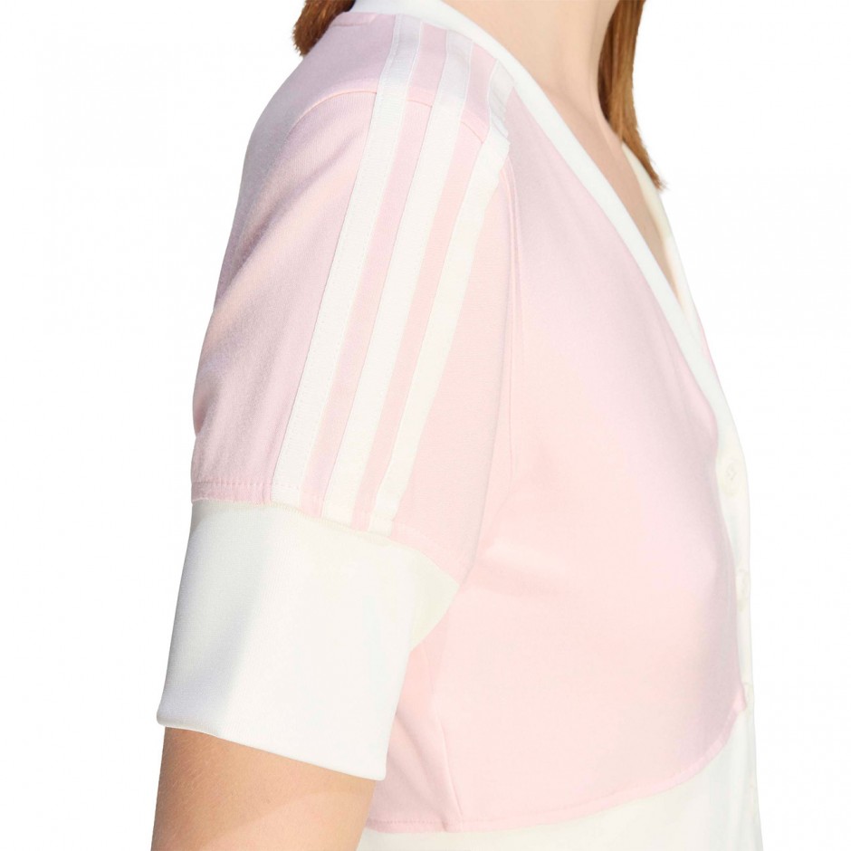 adidas Originals V-NECK SHIRT KW4541 Pink