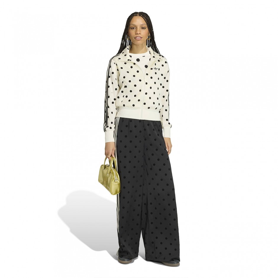 Γυναικεία Ζακέτα Εκρού - adidas Originals Satin Polka Dots Firebird 