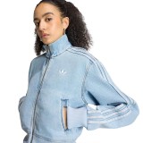 Γυναικεία Ζακέτα Σιέλ - adidas Originals Denim Firebird Εικόνα 1