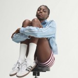 Γυναικεία Ζακέτα Σιέλ - adidas Originals Denim Firebird Εικόνα 7