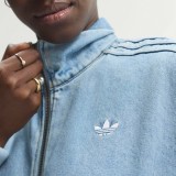 Γυναικεία Ζακέτα Σιέλ - adidas Originals Denim Firebird Εικόνα 8
