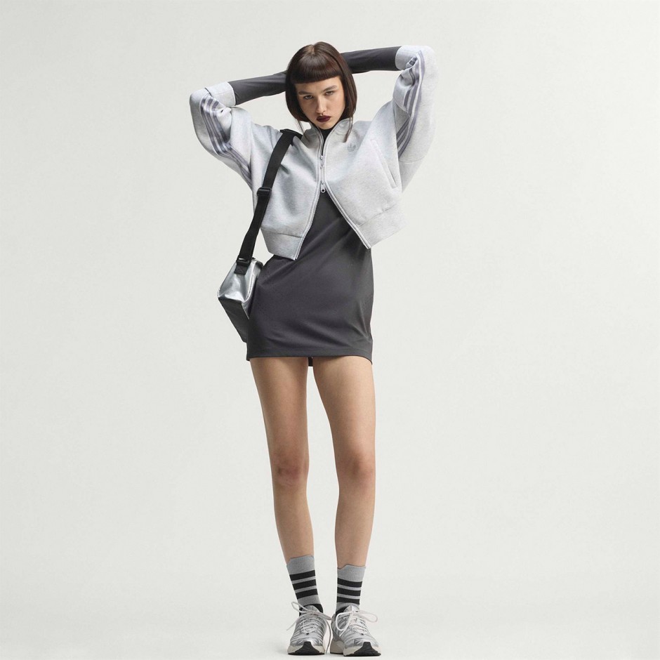 Women's Track Top Grey - adidas Originals Spacer