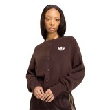 Women's Knit Cardigan Brown - adidas Originals Essentials Knit Cardigan Image 