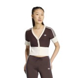 adidas Originals V-NECK SHIRT KU8120 Brown Image 