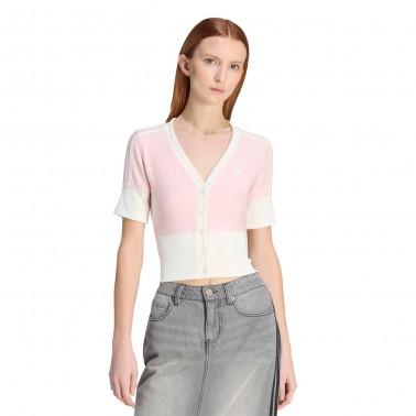 adidas Originals V-NECK SHIRT KW4541 Pink