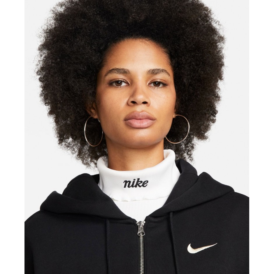 Nike Sportswear Phoenix Fleece Μαύρο - Γυναικεία Ζακέτα 