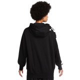 Nike Sportswear Air Fleece Μαύρο - Γυναικεία Ζακέτα Με Κουκούλα Εικόνα 0