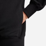Nike Sportswear Air Fleece Μαύρο - Γυναικεία Ζακέτα Με Κουκούλα Εικόνα 4