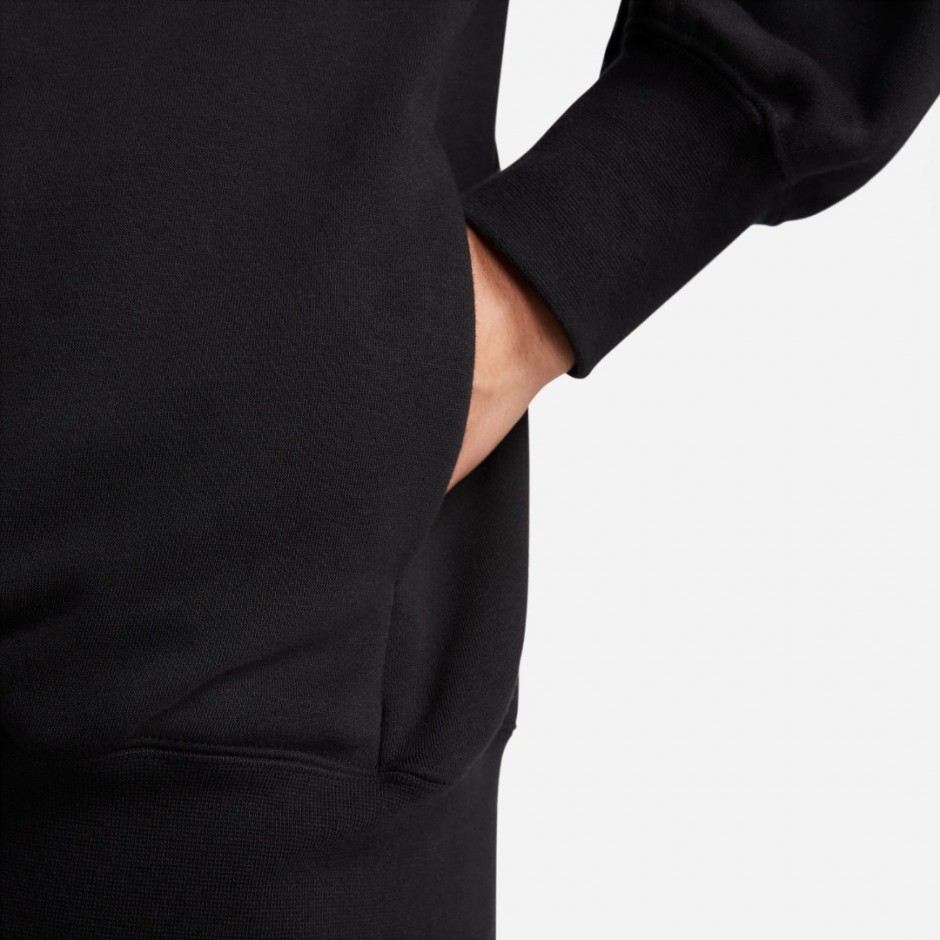 Nike Sportswear Air Fleece Μαύρο - Γυναικεία Ζακέτα Με Κουκούλα
