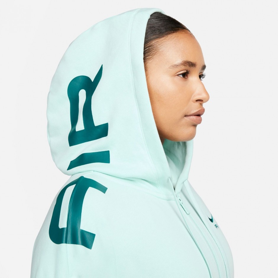 Nike Sportswear Air Fleece Οινοπνευματί - Γυναικεία Ζακέτα Με Κουκούλα