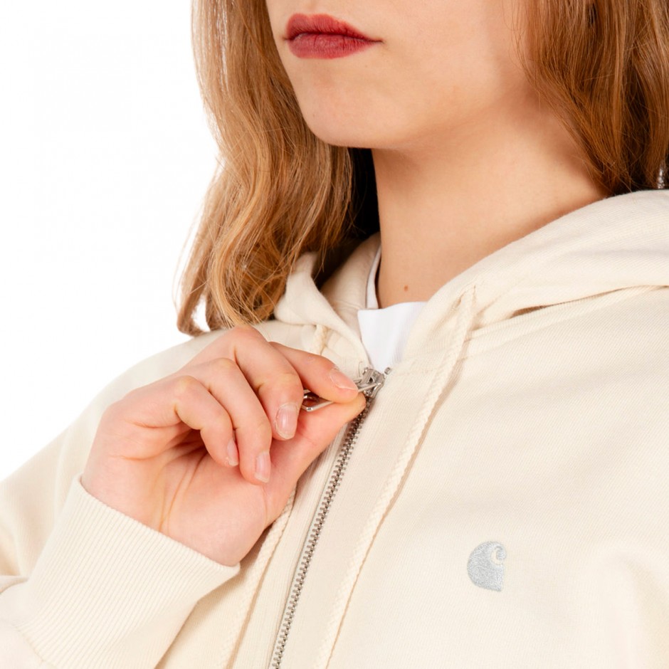 CARHARTT WIP W HOODED CASEY JACKET I032642-0UOXX Ecru