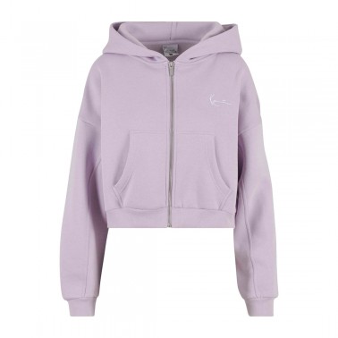 KARL KANI CHEST SIGNATURE SNOW TIGER ZIP HOODIE KW244-007-1-LILAC Lilac