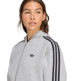 Γυναικεία Ζακέτα Γκρι - adidas Originals Adicolor 3-Stripes Spacer Εικόνα 2
