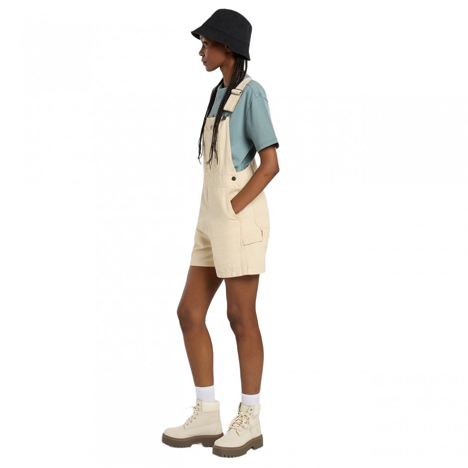 Women's Bib Beige - Dickies Lightweight Canvas