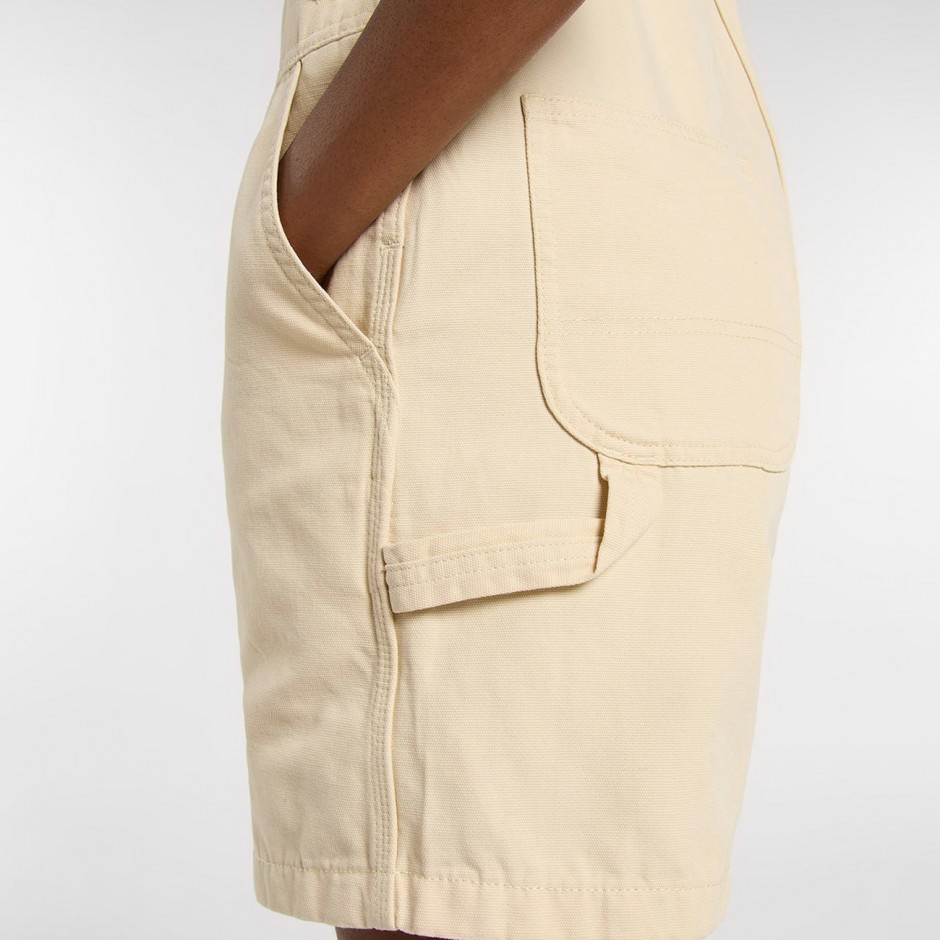 Women's Bib Beige - Dickies Lightweight Canvas