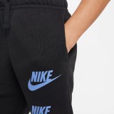 Nike Sportswear Μαύρο - Παιδικό Παντελόνι Φόρμα