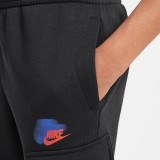 Παιδικό Παντελόνι Φόρμα Μαύρο - Nike Sportswear Standard Issue Εικόνα 3