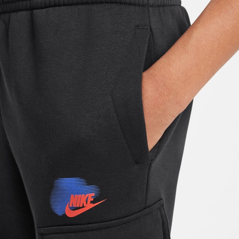 Παιδικό Παντελόνι Φόρμα Μαύρο - Nike Sportswear Standard Issue
