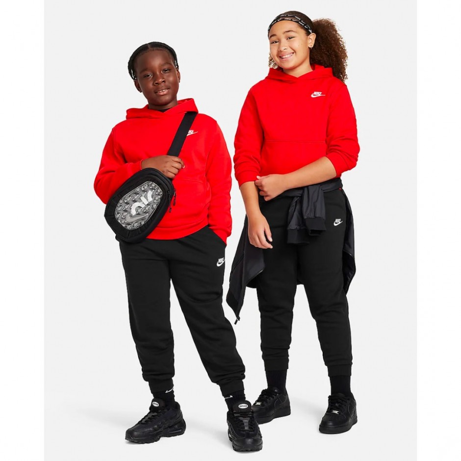 Παιδικό Παντελόνι Φόρμα Μαύρο - Nike Sportswear Club Fleece