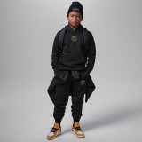 Jordan Paris Saint-Germain Μαύρο - Παιδικό Παντελόνι Φόρμα Με Λάστιχο