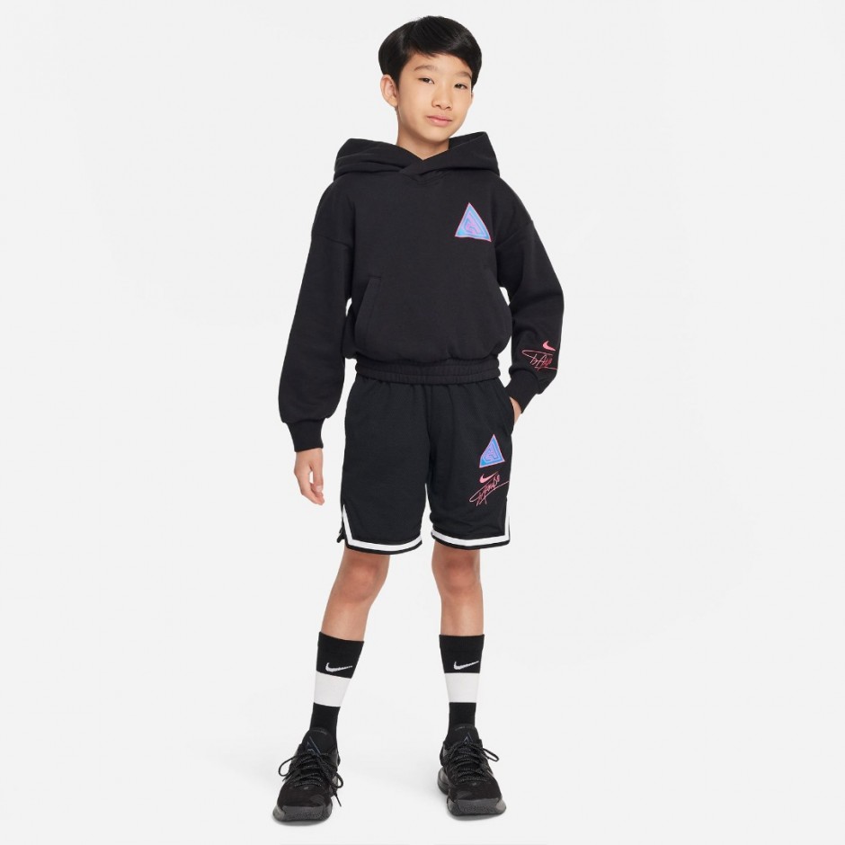 Nike Giannis Μαύρο - Παιδική Μπλούζα Φούτερ 