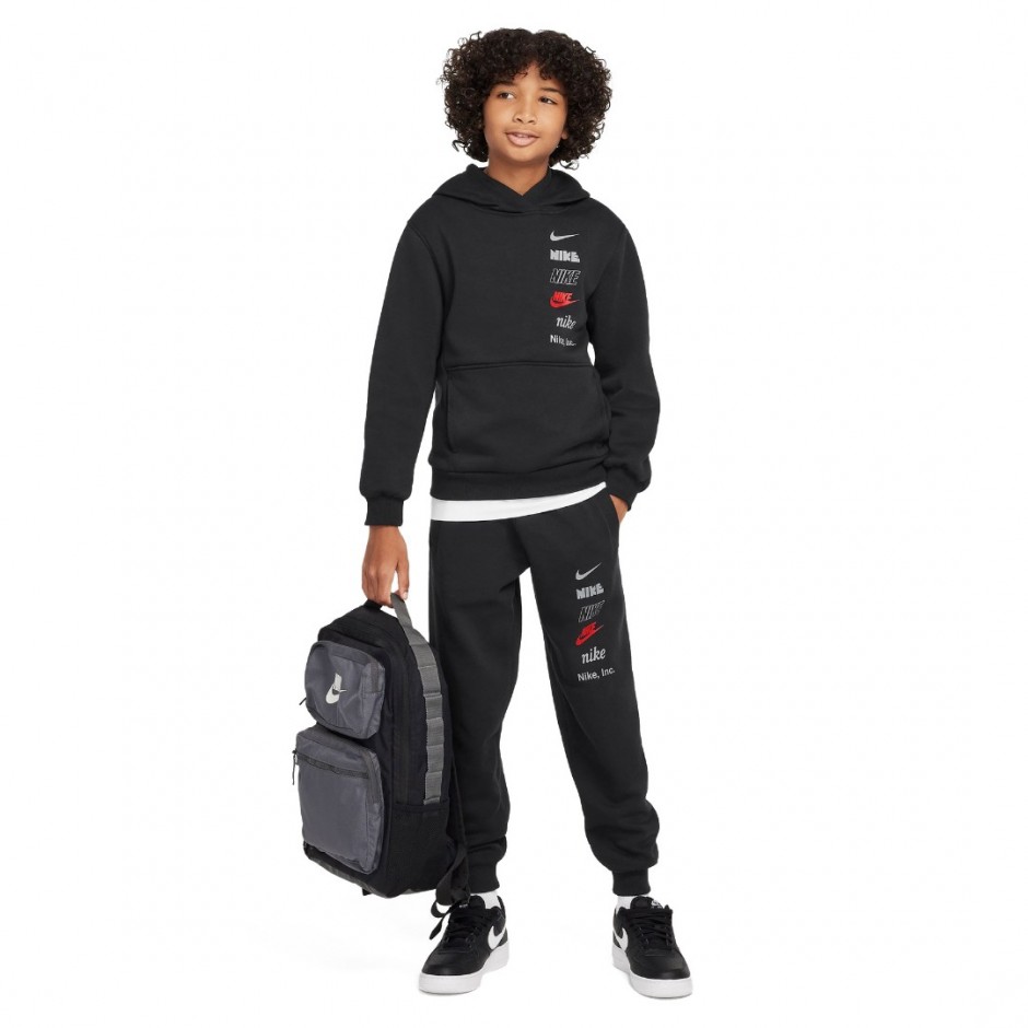 NIKE K NSW CLUB FLC HDY MLOGO HQ0970-010 Black