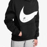 Kids' Hoodie Black - Nike Sportswear Club Image 0